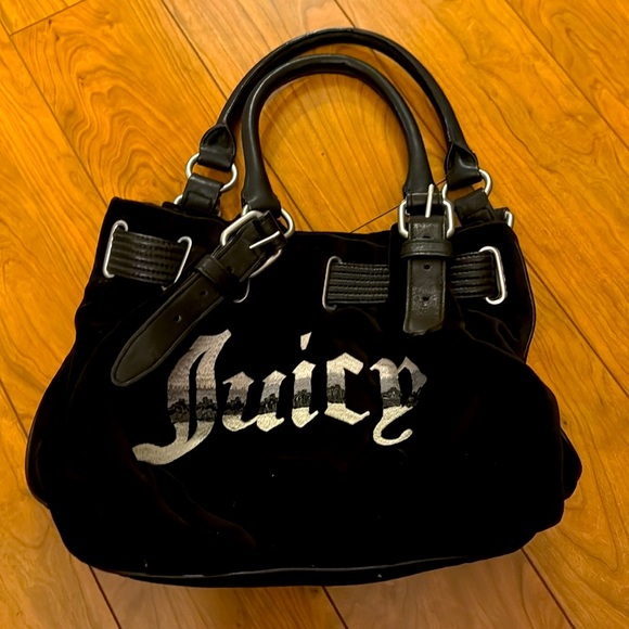 Juicy Couture Leat and Velvet Bag - Picture 4 of 5